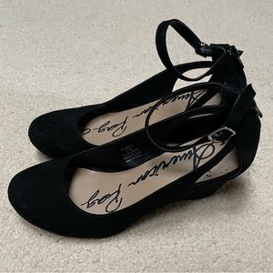 American Rag Black Wedge Heels